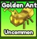 Actual Golden Ant Index card with its Uncommon label